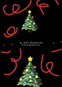 Watch 8-Bit Digital Fireplace with Music