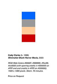Watch Minimalist Shark Horror Movie