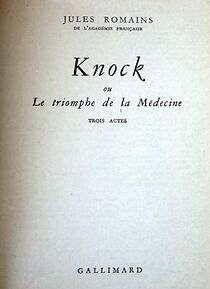 Watch Knock ou Le triomphe de la médecine