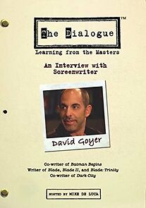 Watch The Dialogue: An Interview with Screenwriter David Goyer