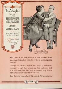 Watch The Emotional Miss Vaughn (Short 1920)
