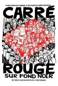 Watch Carré rouge sur fond noir