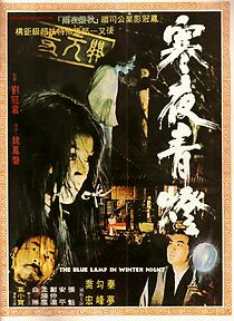 Watch Blue Lamp in a Winter Night