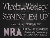 Watch Signing 'em Up (Short 1933)