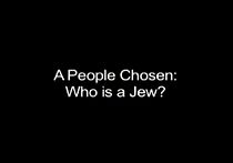 Watch A People Chosen