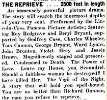 Watch The Reprieve (Short 1913)