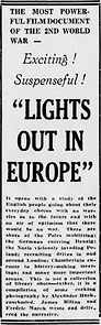 Watch Lights Out in Europe