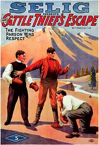 Watch The Cattle Thief's Escape (Short 1913)