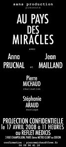 Watch Au pays des miracles (Short 2008)