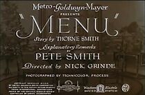 Watch Menu (Short 1933)