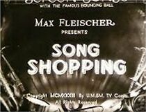 Watch Song Shopping (Short 1933)