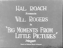 Watch Big Moments from Little Pictures (Short 1924)