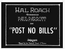 Watch Post No Bills (Short 1923)