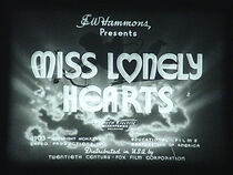 Watch Miss Lonely Hearts (Short 1937)