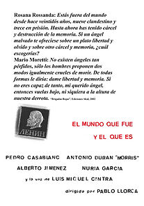 Watch El mundo que fue y el que es