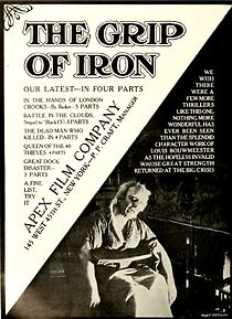 Watch The Grip of Iron (Short 1913)