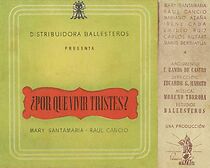 Watch ¿Por qué vivir tristes?