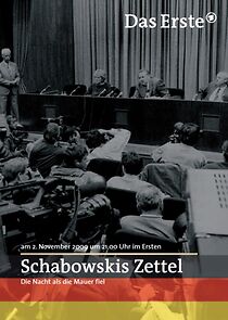 Watch Schabowskis Zettel - Die Nacht, als die Mauer fiel