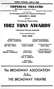 Watch The 36th Annual Tony Awards (TV Special 1982)