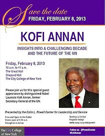 Watch Kofi Annan: Insights into a Challenging Decade and the Future of the UN