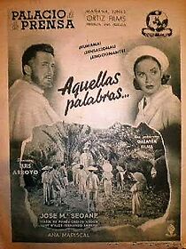 Watch Aquellas palabras