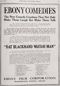 Watch Dat Blackhand Waitah Man (Short 1917)