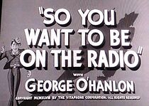 Watch So You Want to Be on the Radio (Short 1948)