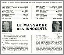 Watch Le massacre des innocents