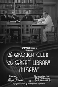 Watch The Great Library Misery (Short 1938)