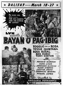 Watch Bayan o pag-ibig